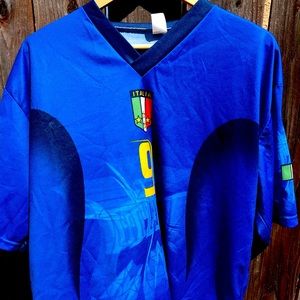 Vintage replica Italian soccer jersey. #9 Toni